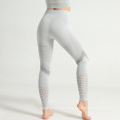 OEM Custom Tummy Control Gym Gym Sports High cintura de yoga Pantalones sin costuras Leggings